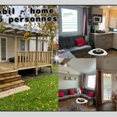 Camping Mobilhome 2 4-6 Pers Les Charmettes Siblu 4 étoiles Aux Mathes *